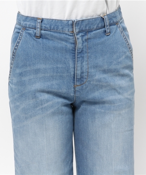 GALLARDAGALANTE(ガリャルダガランテ)の「デニムワイドクロップドパンツ(その他パンツ・レディース・ライトブルー・0/1)」の5枚目の写真