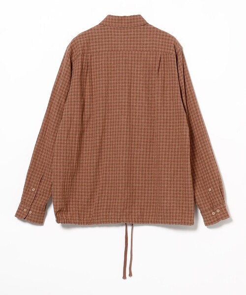 ブラウス シャツ ＴＳリネンチェックシャツＳ／Ｓ レディース DAY CLOSET ブラウス シャツ レディース オーバーサイズチェック