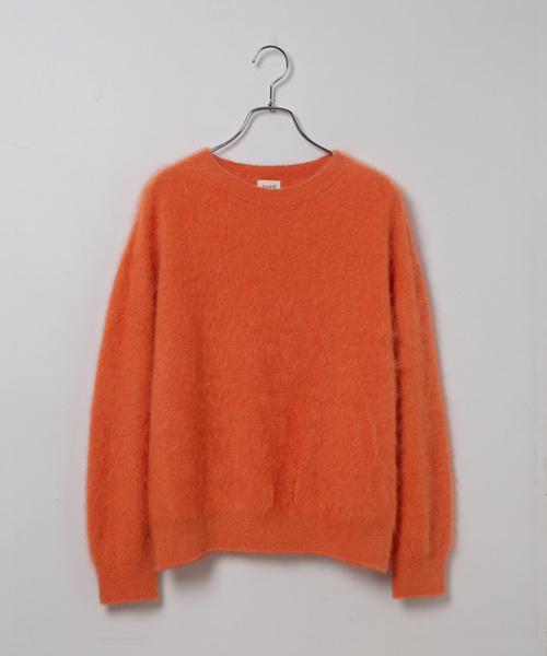 ROPE'（ロペ）の「【一部店舗限定】カシミヤ100％ クルーネックファーニット（ニット/セーター・レディース・ブラック/ネイビー・FREE）」の11枚目の写真