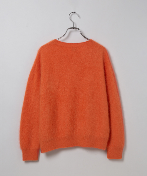 ROPE'（ロペ）の「【一部店舗限定】カシミヤ100％ クルーネックファーニット（ニット/セーター・レディース・ブラック/ネイビー・FREE）」の12枚目の写真