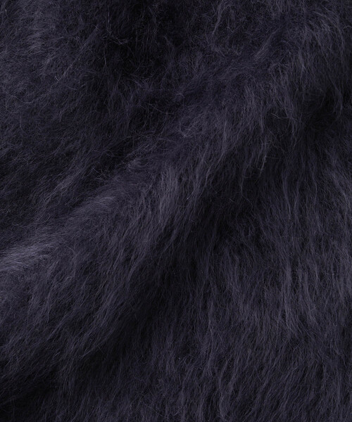 ROPE'（ロペ）の「【一部店舗限定】カシミヤ100％ クルーネックファーニット（ニット/セーター・レディース・ブラック/ネイビー・FREE）」の18枚目の写真