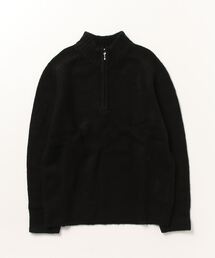 BRICK & SONS | ブラッシュヤーンラグランハーフジップニット(ニット/セーター)