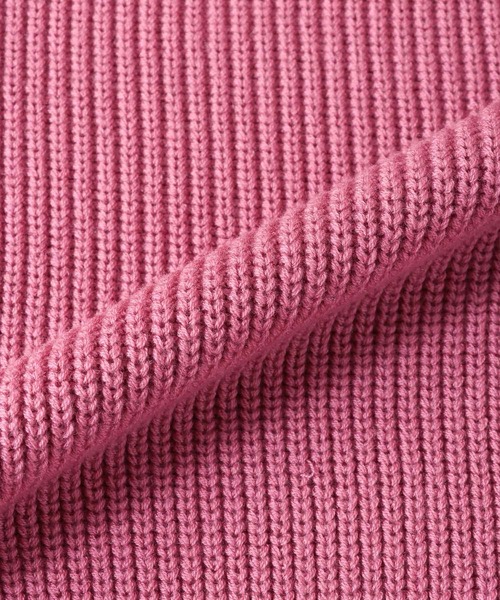 TITE IN THE STORE（ティテ　インザ　ストア）の「ウール混クロスネックニットプルオーバー（ニット/セーター・レディース・ピンク/ブラック/オレンジ・38）」の11枚目の写真