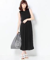 Another Edition | リブノースリーブワンピース/AEBC T/RスパンリブNSL OP(ワンピース)