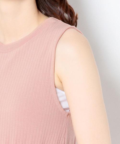 Another Edition（アナザーエディション）の「リブノースリーブワンピース/AEBC T/RスパンリブNSL OP◆（ワンピース・レディース・ブラック/ライトグレー/オレンジ・フリー）」の9枚目の写真