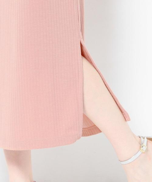 Another Edition（アナザーエディション）の「リブノースリーブワンピース/AEBC T/RスパンリブNSL OP◆（ワンピース・レディース・ブラック/ライトグレー/オレンジ・フリー）」の12枚目の写真