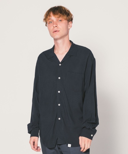 【セール】L/S OPEN COLLAR RAYON SHIRT 'AARON'（シャツ/ブラウス）｜BEDWIN & THE HEARTBREAKERS（ベドウィン アンド ザ ハートブレイカーズ）