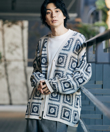 417 EDIFICE | クロシェニット カーディガン / crochet knit(カーディガン/ボレロ)