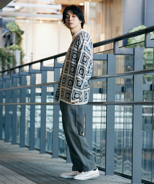 417EDIFICE モヘアカ−ディガン MOHAIR CARDIGAN