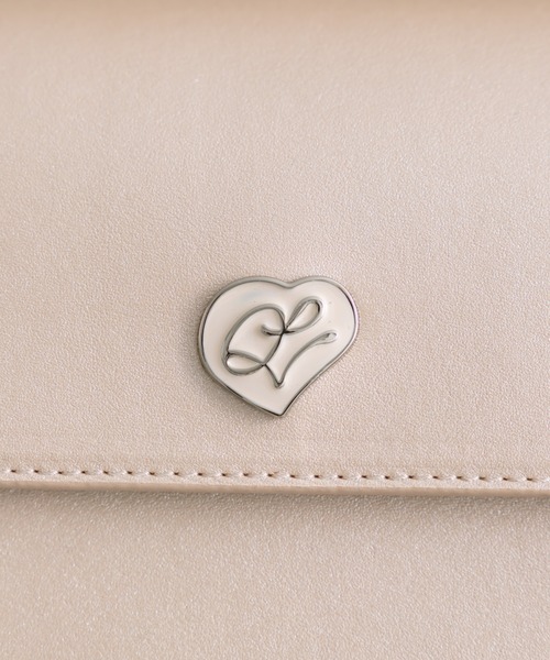 OLIVE des OLIVE（オリーブデオリーブ）の「エンブレム付ラインショルダーバッグ　1041120010（ショルダーバッグ・レディース・ピンク/アイボリー/ブラック・FREE）」の16枚目の写真