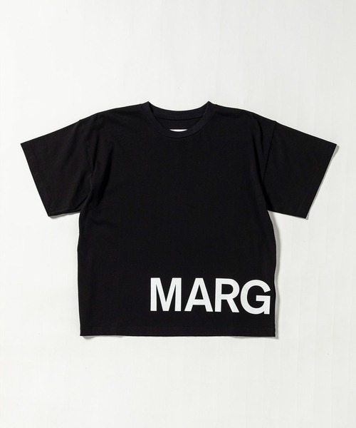 MM6 Maison Margiela（ｴﾑｴﾑｼｯｸｽ ﾒｿﾞﾝ ﾏﾙｼﾞｪﾗ）の「MM6 Maison Margiela(エムエムシックス メゾン マルジェラ)Kids & Junior ブランドロゴ半袖Tシャツカットソー（Tシャツ/カットソー・キッズ・ブラック/イエロー/ライトグリーン・16Y/14Y/12Y/10Y）」の2枚目の写真