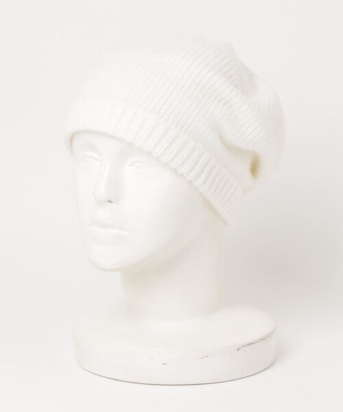 Miniministore（ミニミニストア）の「ニットベレー帽 レディース リブ編み（ニットキャップ/ビーニー・レディース・ライトブラウン/ラベンダー/ブラック/グレー/ホワイト/ベージュ・フリー）」の17枚目の写真
