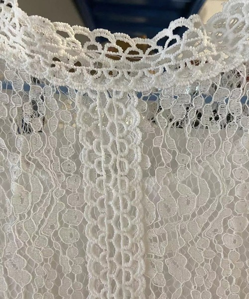 SEU(エスイーユー)の「総レースレディトップス 半袖ブラウス オフィスカジュアル サマー シアートップス【オフィスカジュアル】【きれいめカジュアル】(シャツ/ブラウス・レディース・ピンク/ベージュ/ブラック/ホワイト・フリー)」の18枚目の写真