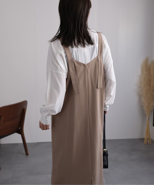 ap retro(アプレトロ)の「ドレープBIGシャツ / オーバーサイズ(シャツ/ブラウス・レディース・ライトベージュ/ライトブルー/ピンク/オフホワイト・FREE)」の16枚目の写真
