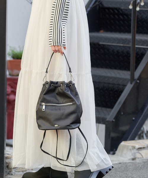 1BE055 ナイロンバケットバッグ 巾着バッグ プラダ PRADA