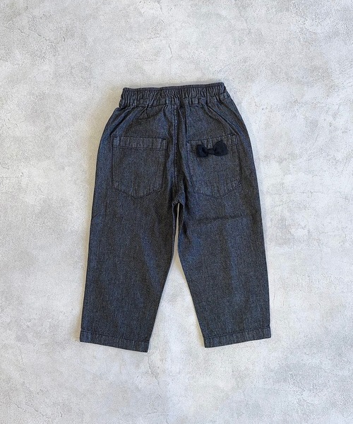 CALMIA（カルミア）の「リボンいっぱいデニムパンツ（80～150cm）（デニムパンツ・キッズ・ブラック/ライトブルー・110/120/130/140/150/80/90/100）」の8枚目の写真