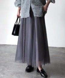 Riberry | 配色チュールギャザースカート(スカート)