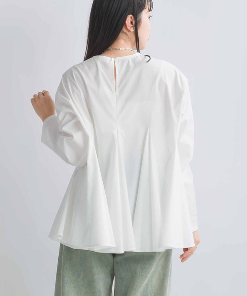 PICCIN（ピッチン）の「フレアブラウス（シャツ/ブラウス・レディース・ライトグリーン/ブラック/オフホワイト・M）」の12枚目の写真