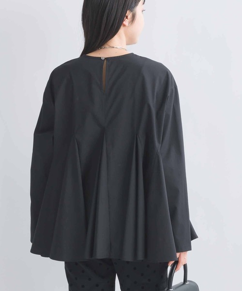 PICCIN（ピッチン）の「フレアブラウス（シャツ/ブラウス・レディース・ライトグリーン/ブラック/オフホワイト・M）」の18枚目の写真