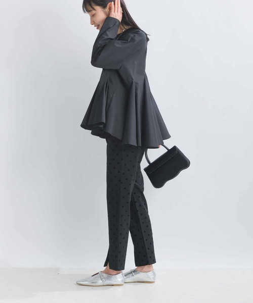 PICCIN（ピッチン）の「フレアブラウス（シャツ/ブラウス・レディース・ライトグリーン/ブラック/オフホワイト・M）」の21枚目の写真