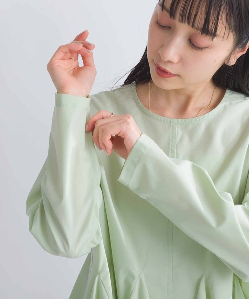 PICCIN（ピッチン）の「フレアブラウス（シャツ/ブラウス・レディース・ライトグリーン/ブラック/オフホワイト・M）」の22枚目の写真