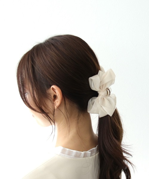 ♡ 3点 Rose サテンリボンヘアクリップ white ♡ 楽天市場】全品対象クーポン配布中！ ヘアクリップ 2個組 カラー