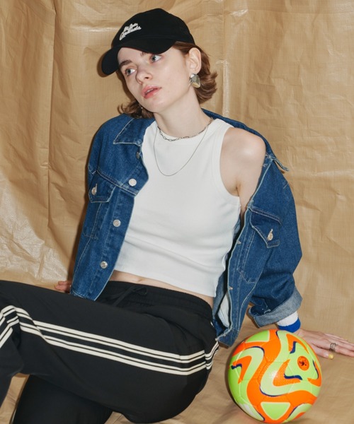 Auntie Rosa Holiday（アンティローザホリデー）の「クロップドデニムジャケット（デニムジャケット・レディース・ブルー/ライトブルー・FREE）」の8枚目の写真