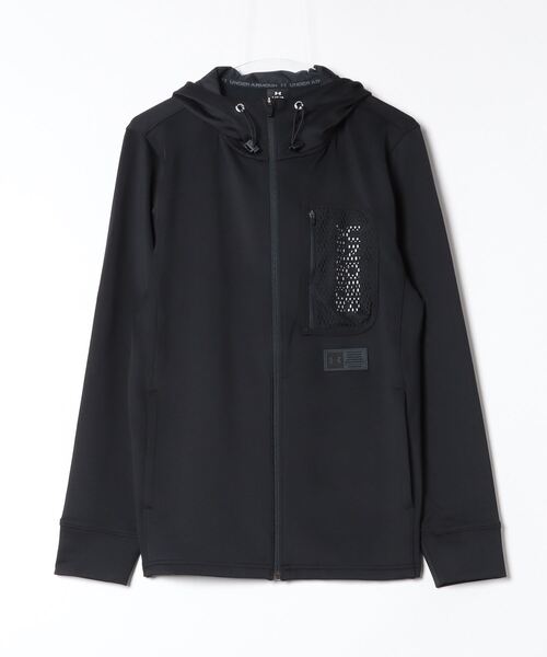 UNDER ARMOUR（アンダーアーマー）の「アンダーアーマー  UAアーマースプリングニット フルジップ フーディー（スウェット・メンズ・ホワイト/ブラック・M/L/LL/3L）」の2枚目の写真