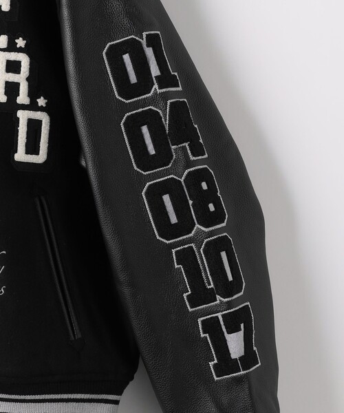 PLEASURES（プレジャー）の「＜PLEASURES × N.E.R.D.＞ バーシティ ジャケット（ブルゾン・メンズ・ブラック・M）」の11枚目の写真