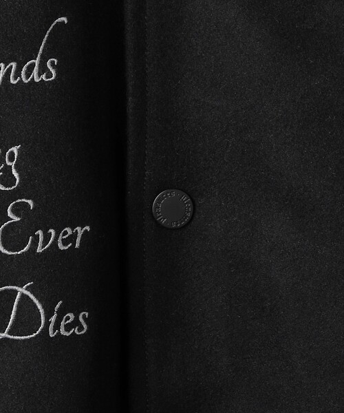 PLEASURES（プレジャー）の「＜PLEASURES × N.E.R.D.＞ バーシティ ジャケット（ブルゾン・メンズ・ブラック・M）」の15枚目の写真