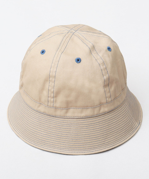 ReqHatter（レックハッター）の「カラーステッチ ダウンブリム セーラーハット（ハット・メンズ・ブラック/ベージュ/グレー・FREE）」の6枚目の写真