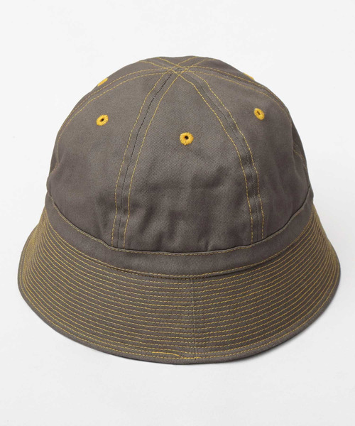 ReqHatter（レックハッター）の「カラーステッチ ダウンブリム セーラーハット（ハット・メンズ・ブラック/ベージュ/グレー・FREE）」の5枚目の写真