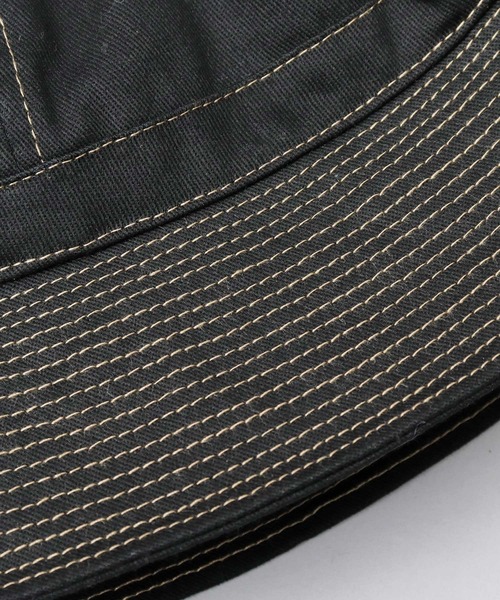 ReqHatter（レックハッター）の「カラーステッチ ダウンブリム セーラーハット（ハット・メンズ・ブラック/ベージュ/グレー・FREE）」の19枚目の写真