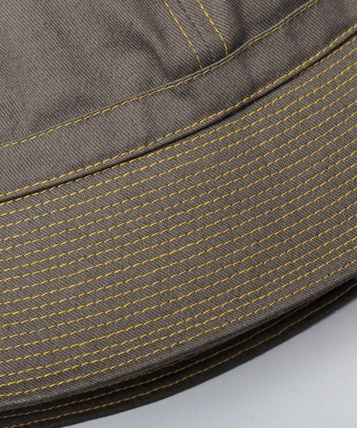 ReqHatter（レックハッター）の「カラーステッチ ダウンブリム セーラーハット（ハット・メンズ・ブラック/ベージュ/グレー・FREE）」の21枚目の写真