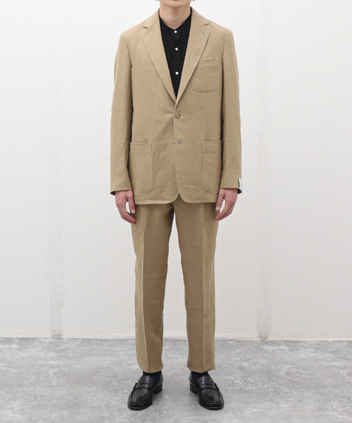 Caruso（カルーゾ）の「【CARUSO / カルーゾ】Linen Single Jacket
