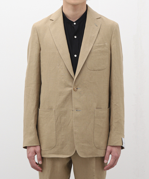 Caruso（カルーゾ）の「【CARUSO / カルーゾ】Linen Single Jacket