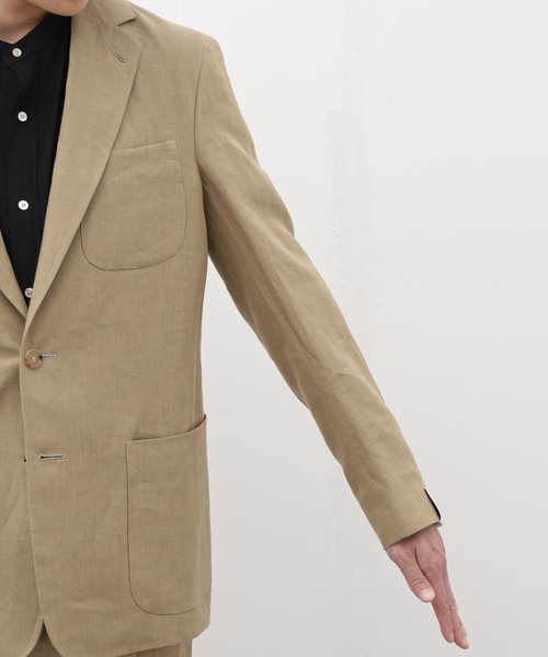 Caruso（カルーゾ）の「【CARUSO / カルーゾ】Linen Single Jacket