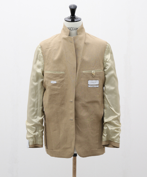 Caruso（カルーゾ）の「【CARUSO / カルーゾ】Linen Single Jacket