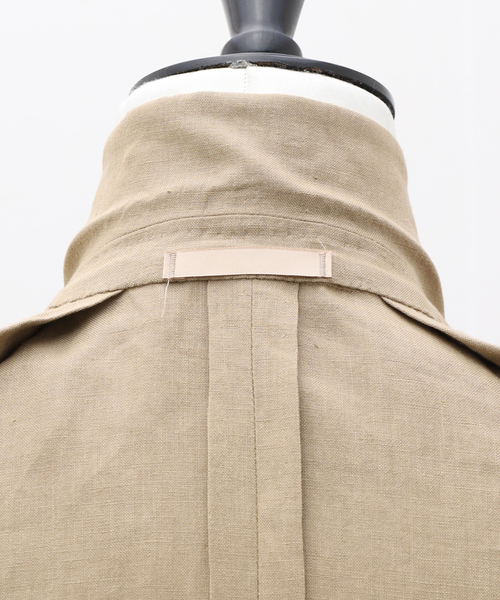CARUSO ベージュ テーラードジャケット Caruso（カルーゾ）の「【CARUSO / カルーゾ】Linen Single Jacket