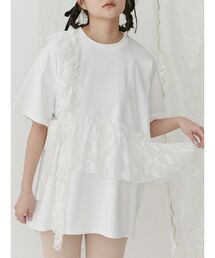 merry jenny | ﾚｰｽﾌﾘﾙBig Tee(Tシャツ/カットソー)