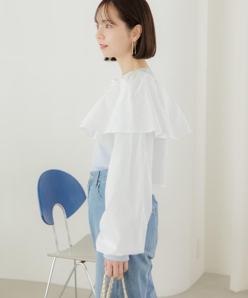 flower（フラワー）の「チェーンリボンイヤリング（イヤリング・レディース・シルバー/ゴールド・FREE）」の7枚目の写真