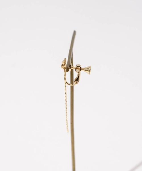 flower（フラワー）の「チェーンリボンイヤリング（イヤリング・レディース・シルバー/ゴールド・FREE）」の9枚目の写真