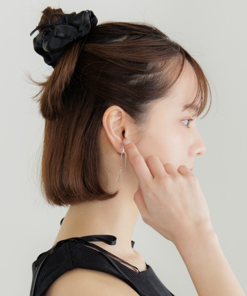 flower（フラワー）の「チェーンリボンイヤリング（イヤリング・レディース・シルバー/ゴールド・FREE）」の20枚目の写真