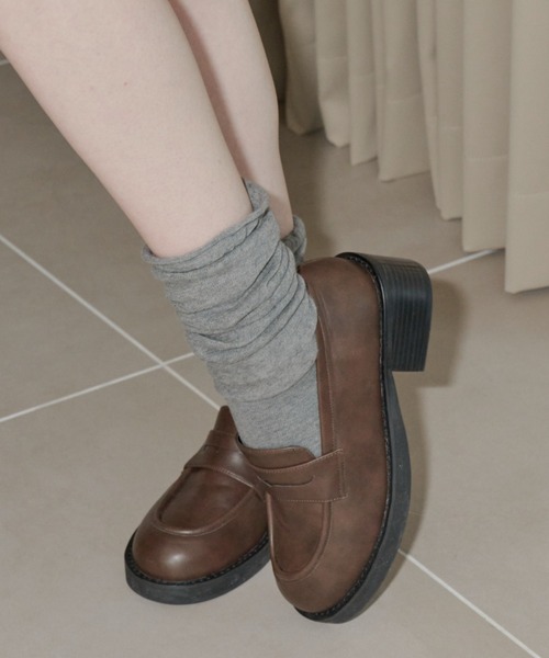 GIUNON（ジウノン）の「sheer socks / シアーソックス（ソックス/靴下・レディース・グレー/ホワイト・FREE）」の8枚目の写真