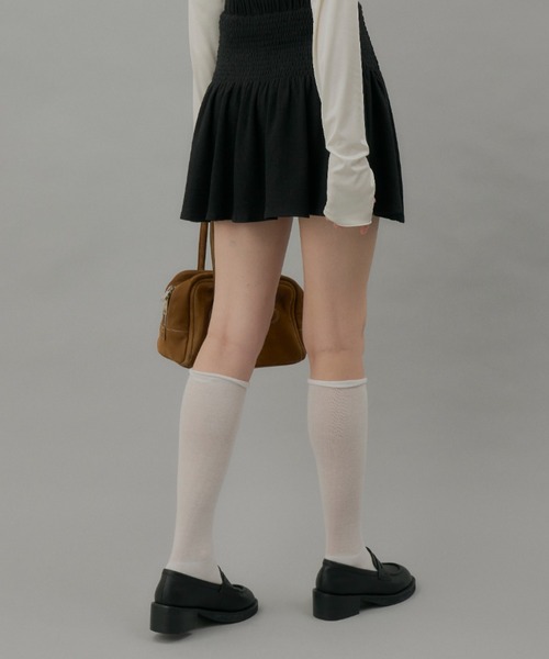 GIUNON（ジウノン）の「sheer socks / シアーソックス（ソックス/靴下・レディース・グレー/ホワイト・FREE）」の19枚目の写真