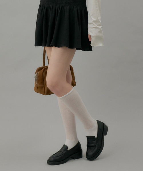 GIUNON（ジウノン）の「sheer socks / シアーソックス（ソックス/靴下・レディース・グレー/ホワイト・FREE）」の20枚目の写真