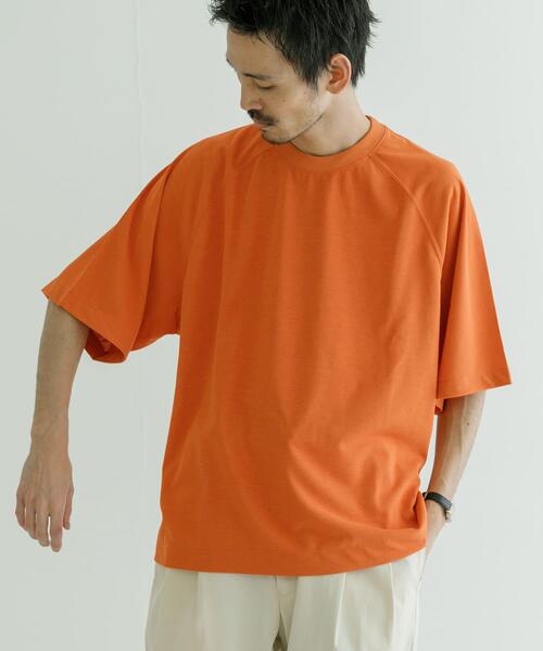 URBAN RESEARCH（アーバンリサーチ）の「『XLサイズあり』『UR TECH ひやサラクール』リラックスTシャツ（Tシャツ/カットソー・メンズ・ブルー系その他/オレンジ/ホワイト/ブラック・SMALL/MEDIUM/LARGE/X-LARGE）」の15枚目の写真