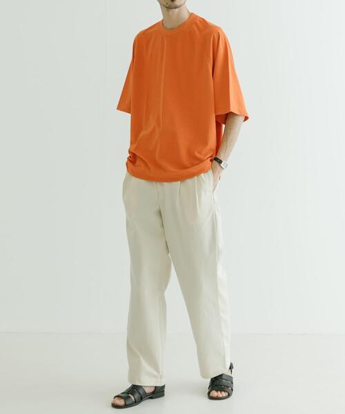 URBAN RESEARCH（アーバンリサーチ）の「『XLサイズあり』『UR TECH ひやサラクール』リラックスTシャツ（Tシャツ/カットソー・メンズ・ブルー系その他/オレンジ/ホワイト/ブラック・SMALL/MEDIUM/LARGE/X-LARGE）」の14枚目の写真