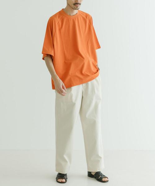 URBAN RESEARCH（アーバンリサーチ）の「『XLサイズあり』『UR TECH ひやサラクール』リラックスTシャツ（Tシャツ/カットソー・メンズ・ブルー系その他/オレンジ/ホワイト/ブラック・SMALL/MEDIUM/LARGE/X-LARGE）」の5枚目の写真