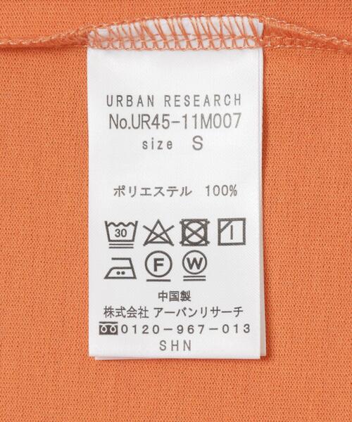 URBAN RESEARCH（アーバンリサーチ）の「『XLサイズあり』『UR TECH ひやサラクール』リラックスTシャツ（Tシャツ/カットソー・メンズ・ブルー系その他/オレンジ/ホワイト/ブラック・SMALL/MEDIUM/LARGE/X-LARGE）」の18枚目の写真